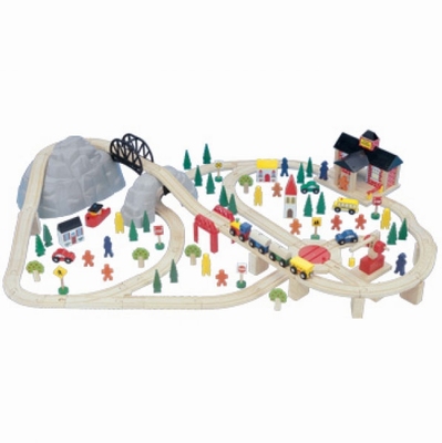 Treinset met berg Mentari 6122; 115-Delig