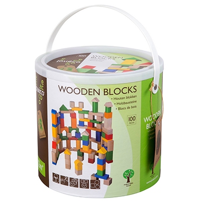 Blokkenton met 100 blokken; 80019