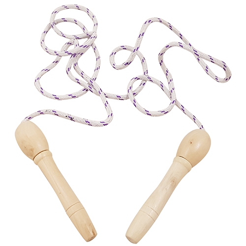 Springtouw natural; totale lengte 225 CM
