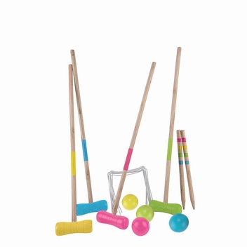 Croquetset voor 4 spelers