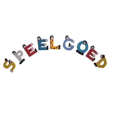 Deurletters clown groot: Lengte 10 CM