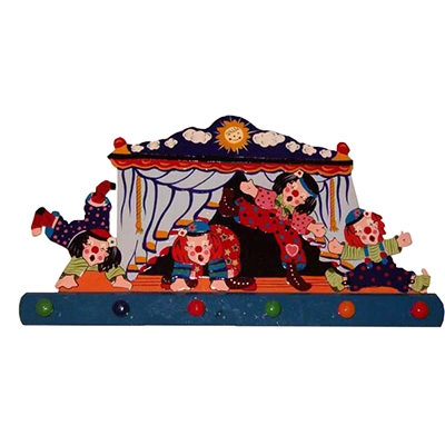 Kapstok circus groot; 6 pennen