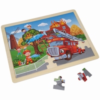 Legpuzzel brandweer 48 stukjes 