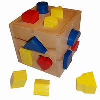 Blokkenstoof vierkant blank 