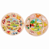 Puzzel rond; diameter 23 CM 