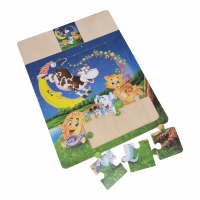 Legpuzzel landschap met maan 