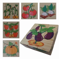 Blokpuzzel vegetables          AANBIEDING 