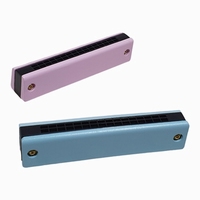 Mondharmonica 13,2 cm egaal blauw 