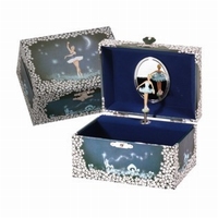 Muziekdoos / Byouxdoos Ballerina donkerblauw 38960