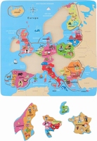 legpuzzel Europa met afbeeldingen 
