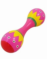 Sambabal handvat met 2 ballen Roze 