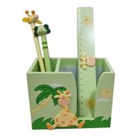 Pennenbakje met papierhouder           AANBIEDING 
