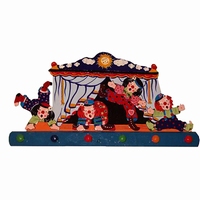 Kapstok circus groot; 6 pennen 