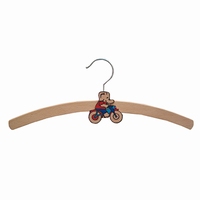 Kleerhanger olifant op fiets 
