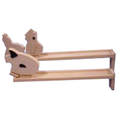 Afloop figuur enkel plank lang; inclusief 2 figuren