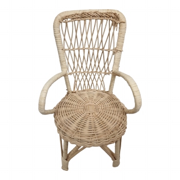 Rieten stoel groot AANBIEDING