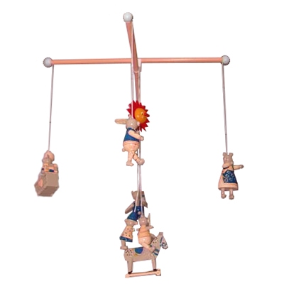 Mobile zalmkleurig