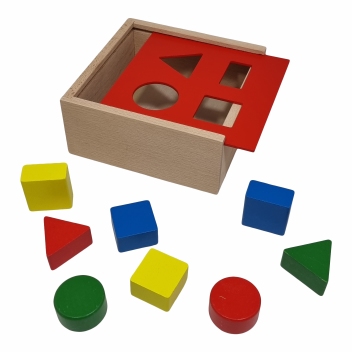 Vormenstoof groot met rood schuifdeksel