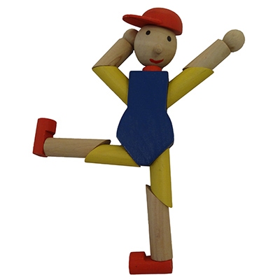 Houten poppetje