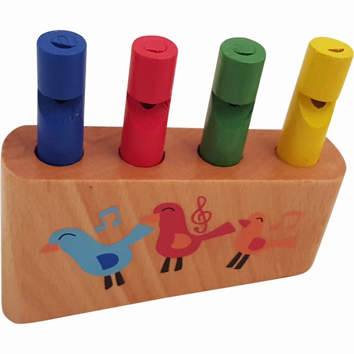 Fluit met 4 verschillende geluiden