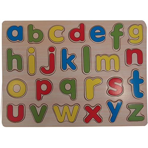 Puzzel abc schrijfletters