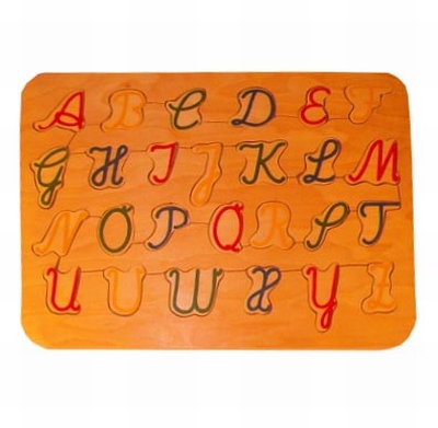 Legpuzzel ABC hoofd letters