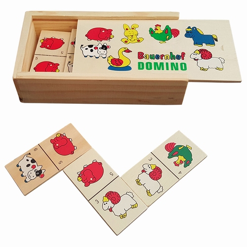 Domino boerderij "Bauernhof domino"; 28-delig
