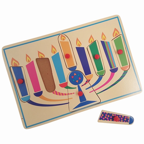 Puzzel kandelaar plastic knop aanbieding