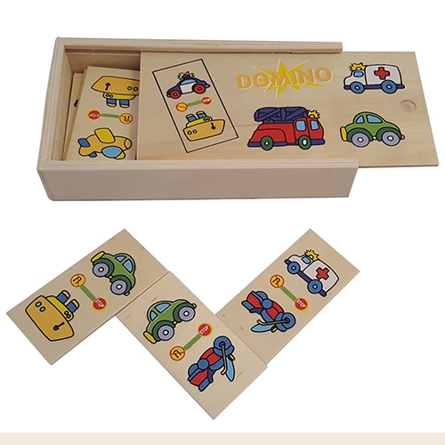 Domino vervoer 28-delig; Playwood