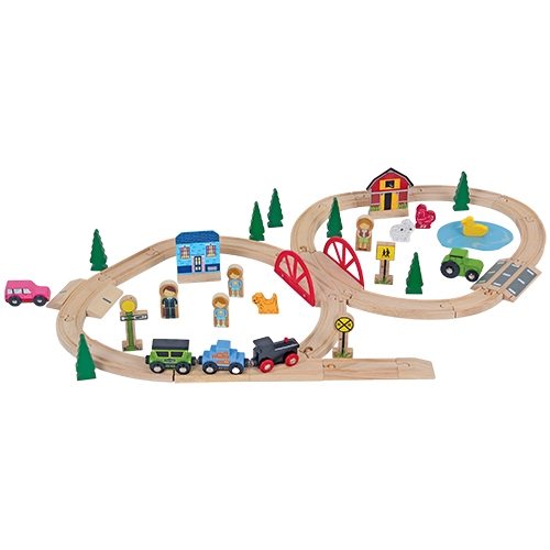 Treinset dorp Mentari 6127; 51-Delig