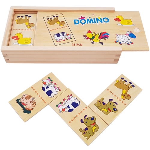 Domino boerderijdieren haan 28-delig; Playwood