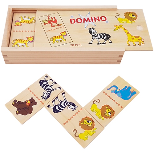 Domino wilde dieren 28-delig; Playwood