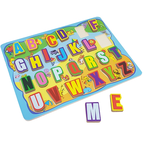 Puzzel alfabet dikke stukken (1,2 CM)