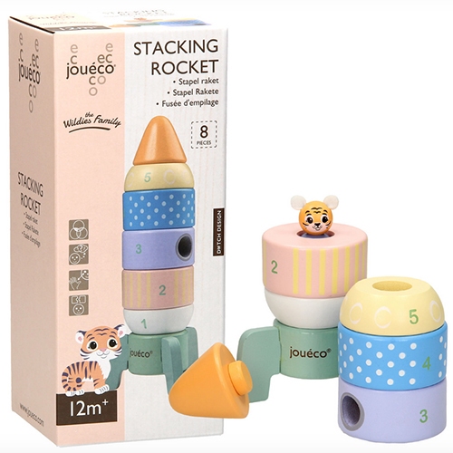 Stapel piramide raket pastel; 80087