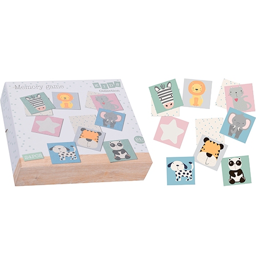 Memory dieren in doos; 24-delig