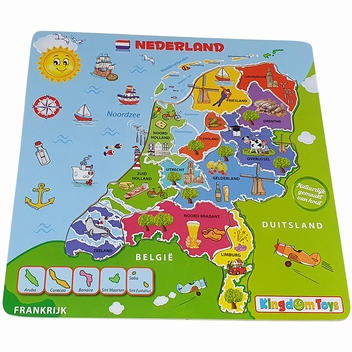 Legpuzzel nederland met afbeeldingen