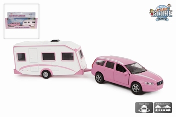 Die-cast Volvo v70  met caravan