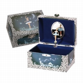 Muziekdoos / Byouxdoos Ballerina donkerblauw  38960