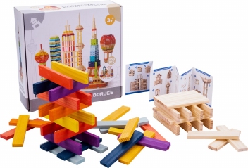 Bouwplankjes set van 200 stuks