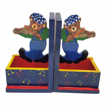 Boekensteun bakje viool