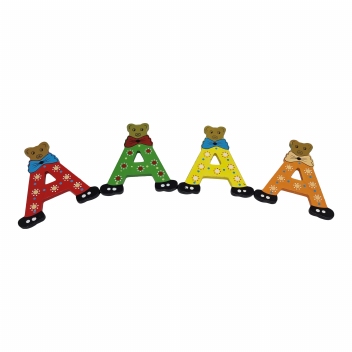 Deurletters kleur groot 10 cm : A