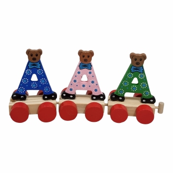Treinletters kleur 8 CM  : A