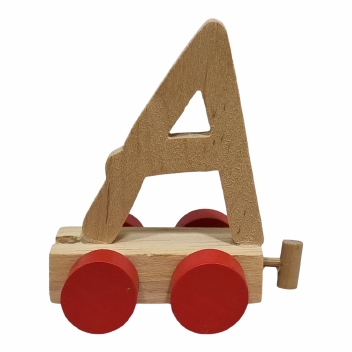 Treinletters blank  8 CM : A