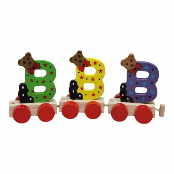 Treinletters kleur 8 CM  : B