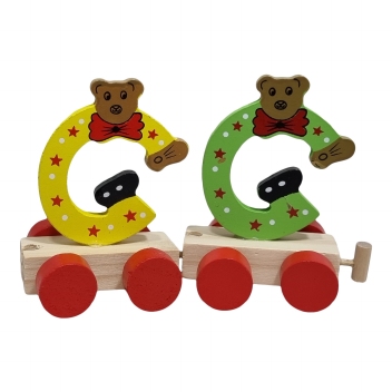 Treinletters kleur 8 CM  : G