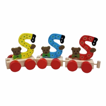Treinletters kleur 8 CM  : S