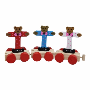 Treinletters kleur 8 CM  : T