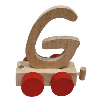 Treinletters blank  8 CM : G