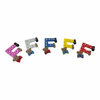 Deurletters kleur groot 10 cm : F