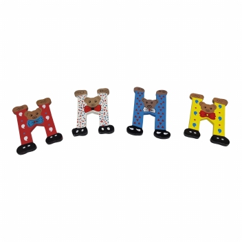 Deurletters kleur groot 10 cm : H